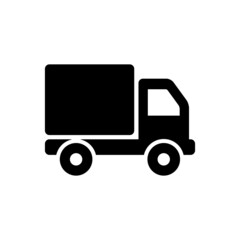 Truck van icon vector graphic illustration