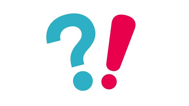 point d'interrogation et point d'exclamation