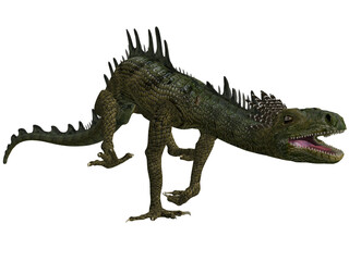 3d render of a fantasy animal figure