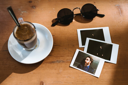 Coffee sunglasses and prints