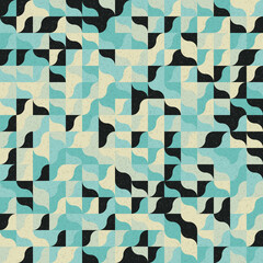 Abstract Geometric Pattern generative computational art illustration