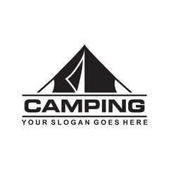 camping vector , adventure logo vector