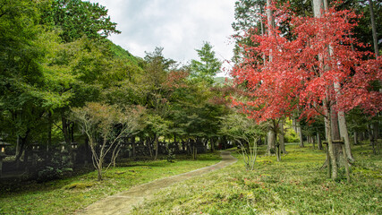Obraz premium 兵庫県・山麓の邸園イメージ