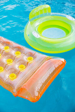 Swimming pool float and tube