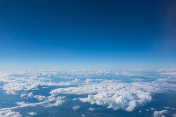 Cloudscapes from airplane
