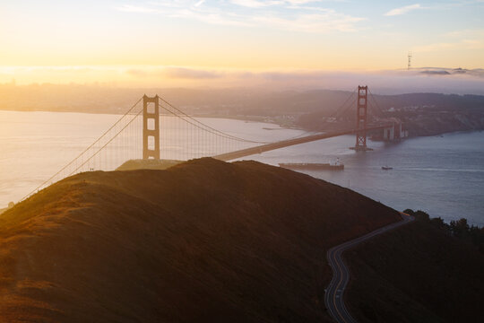 Golden Gate Bridge at Sunrise