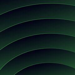 minimal design with thin bright stripes delineating the edges of the shapes and elements that make up the drawing. thin gradient stripes