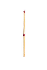 Number 1 made of matches on white background