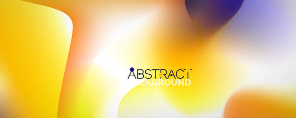 Fluid color gradient abstract background, trendy colorful wallpaper. Vector illustration for placards, brochures, posters, banners and covers