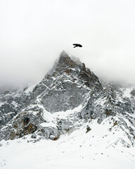 Plan de l'Aiguille (2,317m), is the mid station of the Aiguille du Midi