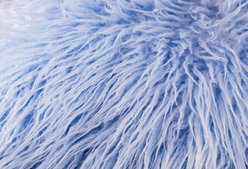 soft blue color faux fur fabric fluffy background