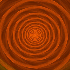 Red hypnotic swirl