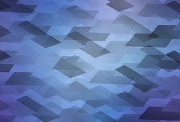 Light Pink, Blue vector background with rectangles.