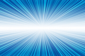 集中線の背景　青色