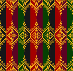 Seamless Ethnic Filipino Inaul Pattern