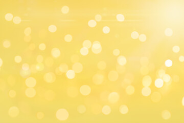 Defocused blurred bright yellow holiday background