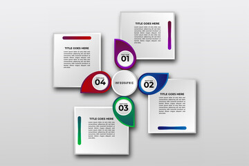 Business data visualization Template. Infographic design element steps , option, process, timeline. gradient colorful graphic elements for process, presentation, layout, banner, infograph,