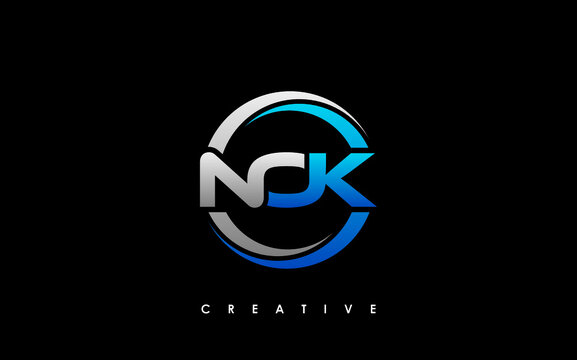 NOK Letter Initial Logo Design Template Vector Illustration