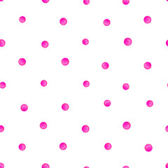 Abstract fashion polka dots background. White seamless pattern with colorful gradient circles. Template design for invitation, poster, card, flyer, banner, textile, fabric. Halftone card.