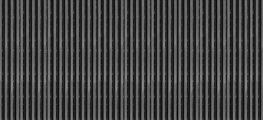 Obraz premium Panorama Black metal vertical background.