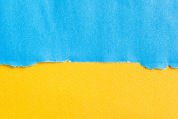 Fototapeta premium Paper Ukrainian flag