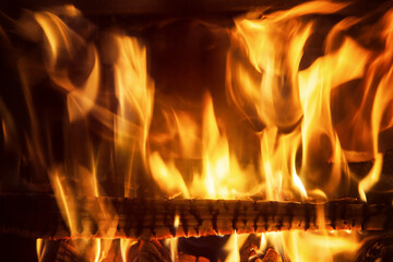 Fire as a background