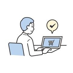 お金を送金、入金する人