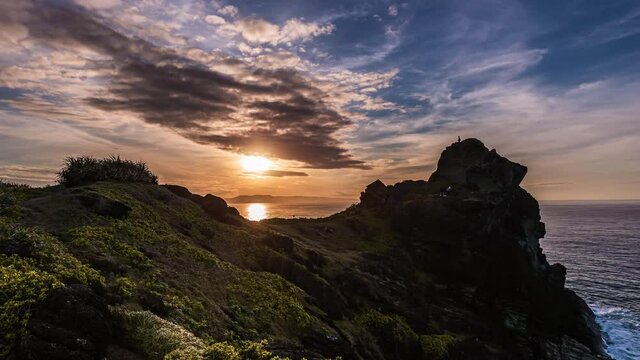 suset timelapse okinawa uganzaki ishigaki island