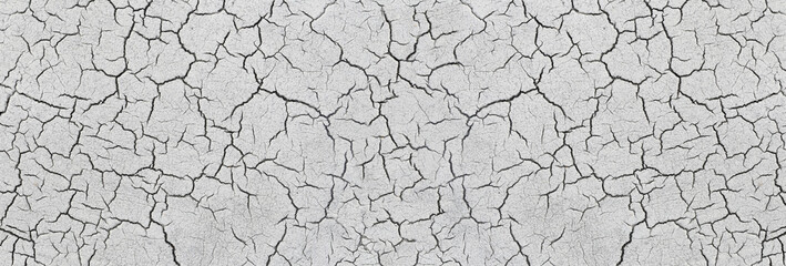 Panorama white asphalt road surface of Texture with cracked.