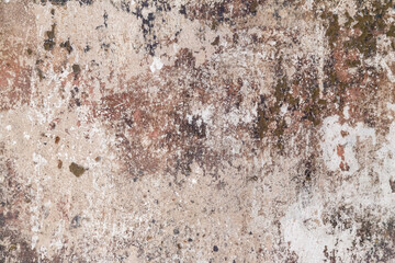 Background from an old stone wall. Grunge texture, rough pale concrete.