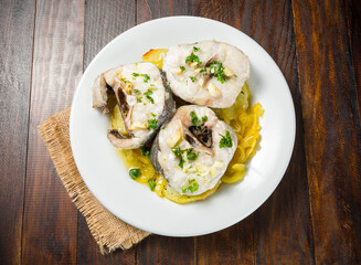 Merluza al horno