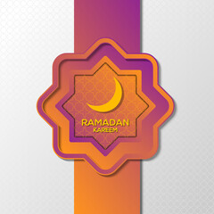 Ramadan kareem islamic ornament background design