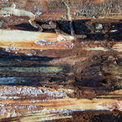 Wood texture Abstract texture. Longitudinal cut birch gnarl (burl,growth, knag, knot)