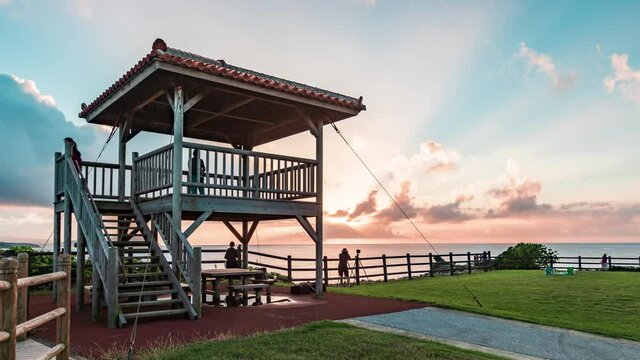 suset timelapse okinawa unarizaki parki iriomote island