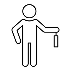 Vector Businessman Outline Icon Design