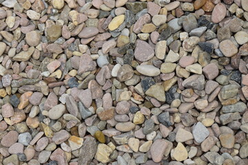 Gewaschener Kies als Baumaterial