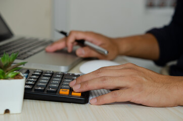 business financial and calculator