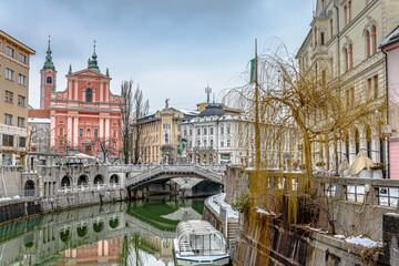 Fototapeta premium Ljubljanica River