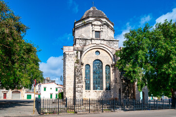 Fototapeta na wymiar San Francisco de Paula Catholic Church in Old Havana. Built-in the 1600s