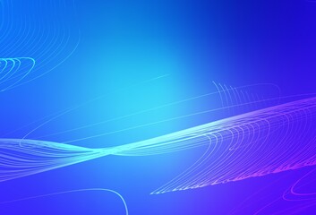 Light Pink, Blue vector glossy abstract layout.