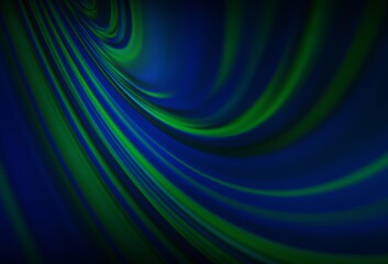 Dark Blue, Green vector abstract blurred layout.