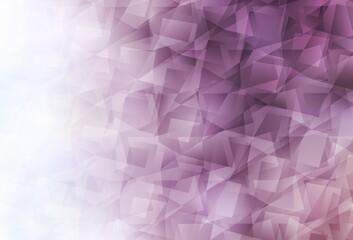 Light Purple vector gradient triangles template.