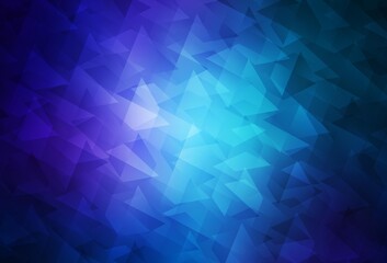Dark BLUE vector background with rectangles.