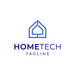 home technology logo vector modern simple sophisticated design combinations