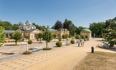 Spa center of Frantiskovy Lazne (Franzensbad) - Czech Republic