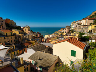 Fototapeta na wymiar Riomaggiore, Liguria, Italy