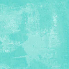 Modern contemporary acrylic background. Aqua texture made with a palette knife. Abstract painting on paper. Mess on the canvas.