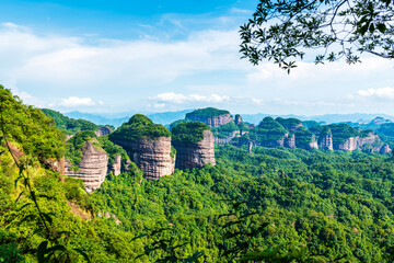 Obraz premium Danxia Mountain, Shaoguan City, Guangdong, China