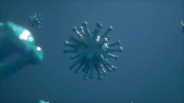 Virus-Zelle als Makro