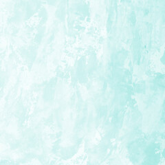 Modern contemporary acrylic background. Aqua texture made with a palette knife. Abstract painting on paper. Mess on the canvas.